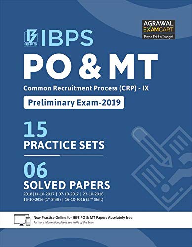IBPS PO & MT (CRP) - IX Preliminary Exam Book 2019 (English)
