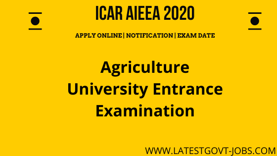 icar exam 2020