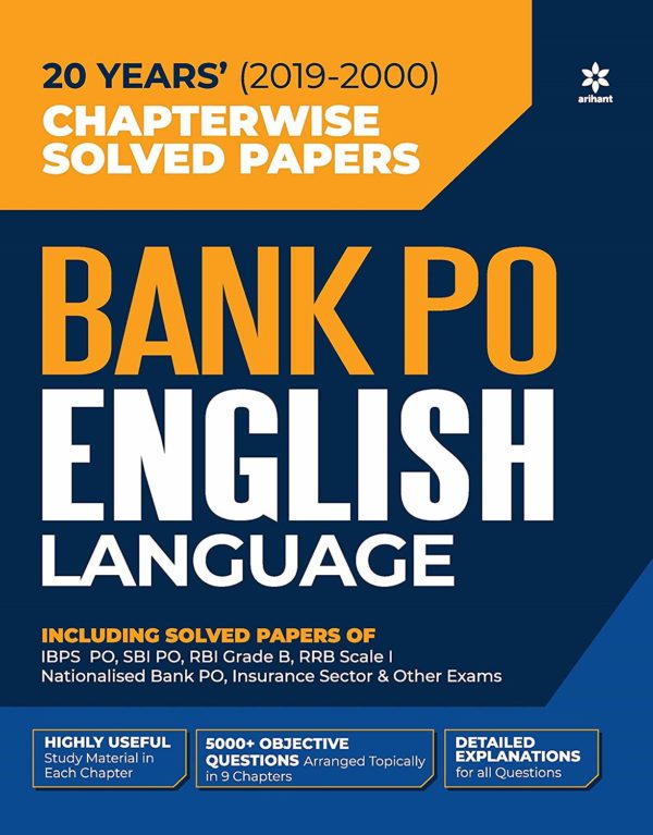 latest Arihant bank PO english bool