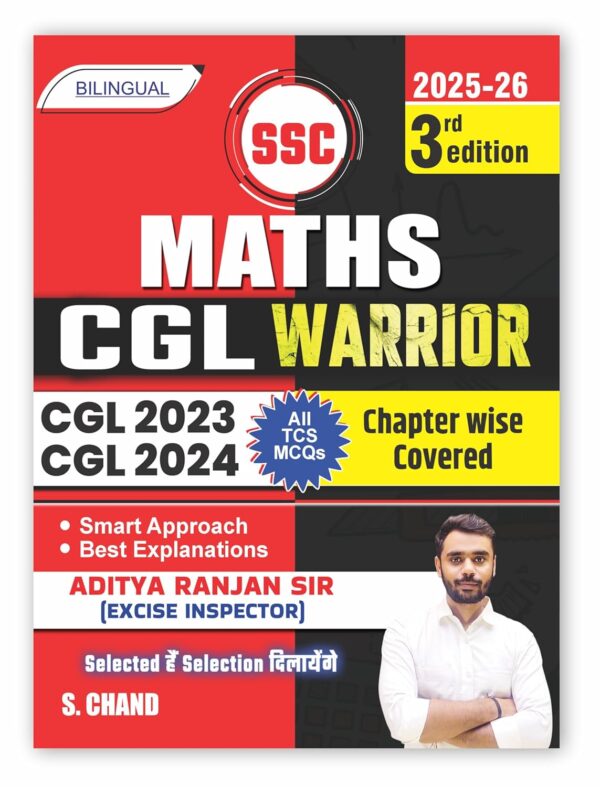 Aditya Ranjan Sir SSC Maths CGL Warrior 2025 Govt Exam Book